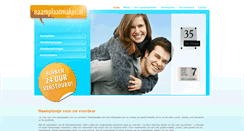 Desktop Screenshot of naamplaatmaker.nl